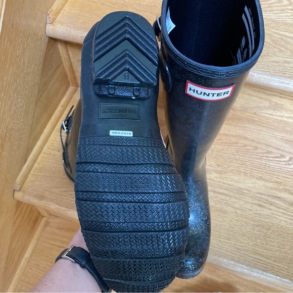 HUNTER Original Kids Starcloud Glitter Tall Rain Boot. New. - Picture 8 of 8